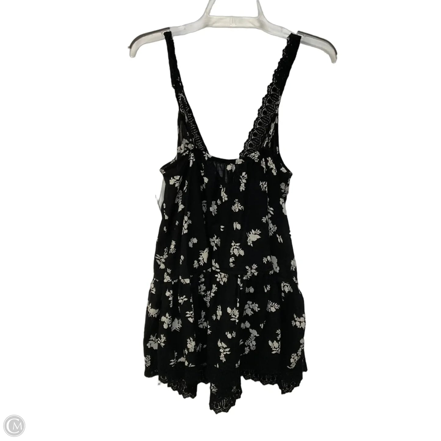 Top Sleeveless By Anthropologie In Black & Cream, Size: Xs