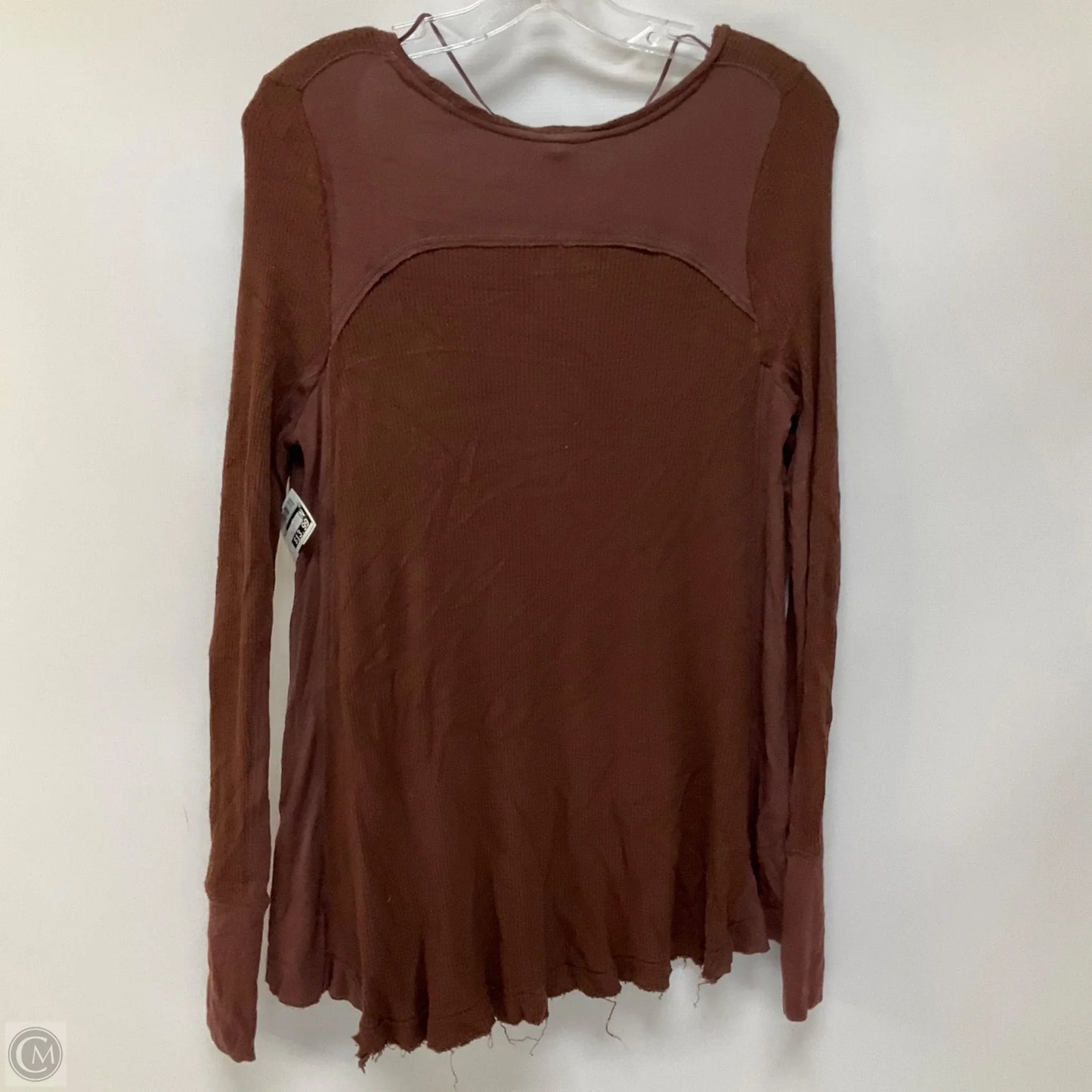 Top Long Sleeve By We The Free In Brown, Size: Xs