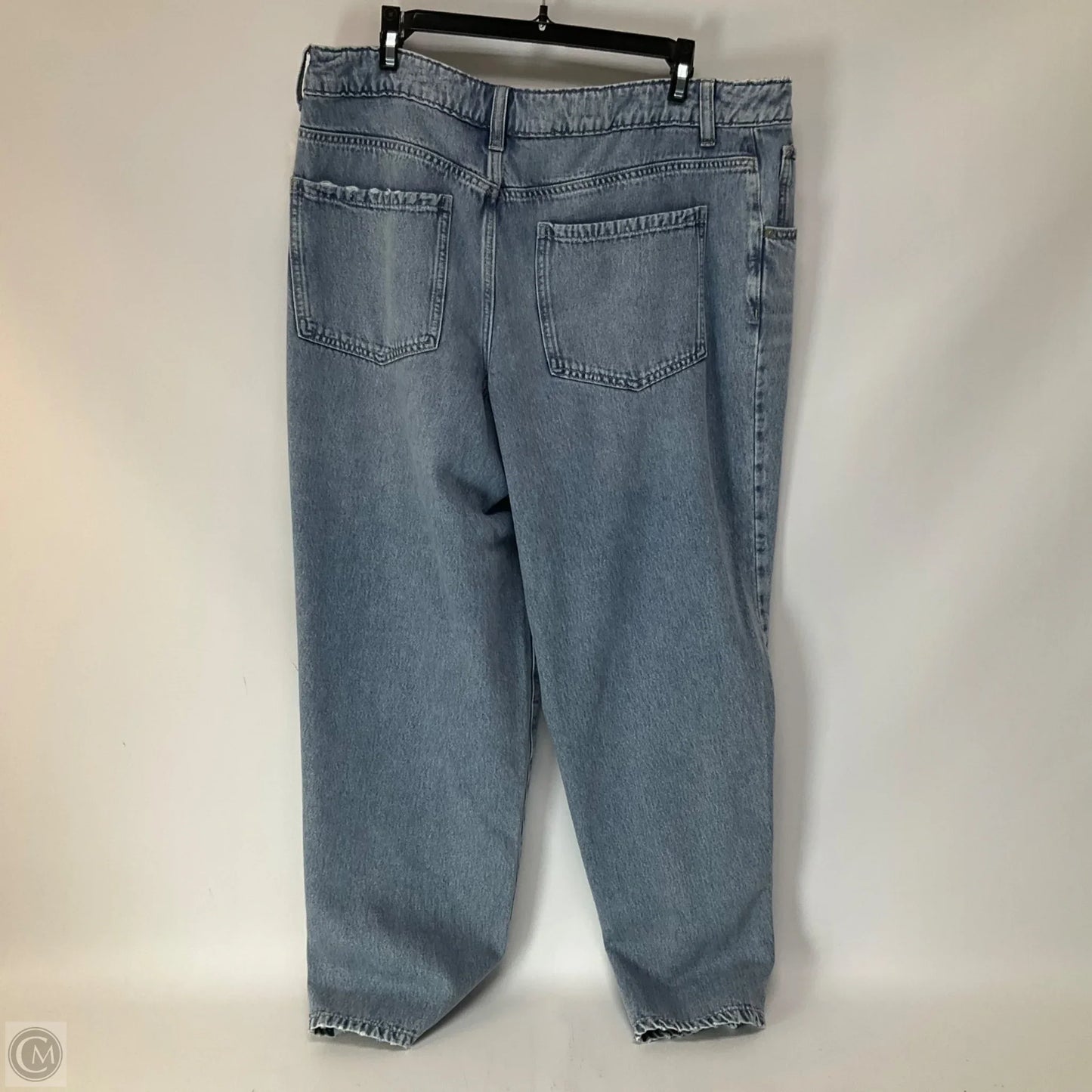 Jeans Straight By Time And Tru In Blue Denim, Size: 14