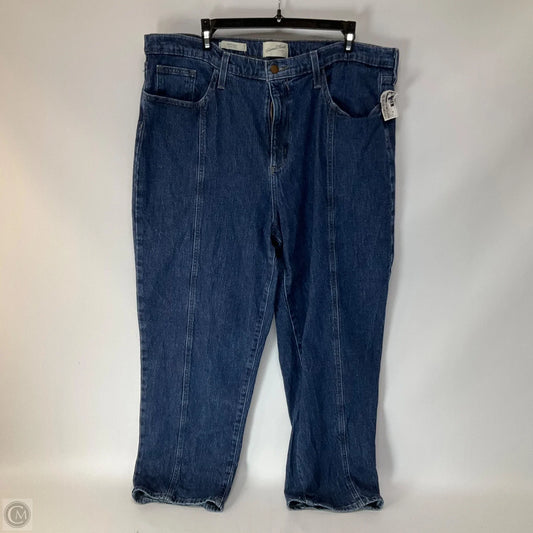 Jeans Straight By Universal Thread In Blue Denim, Size: 18