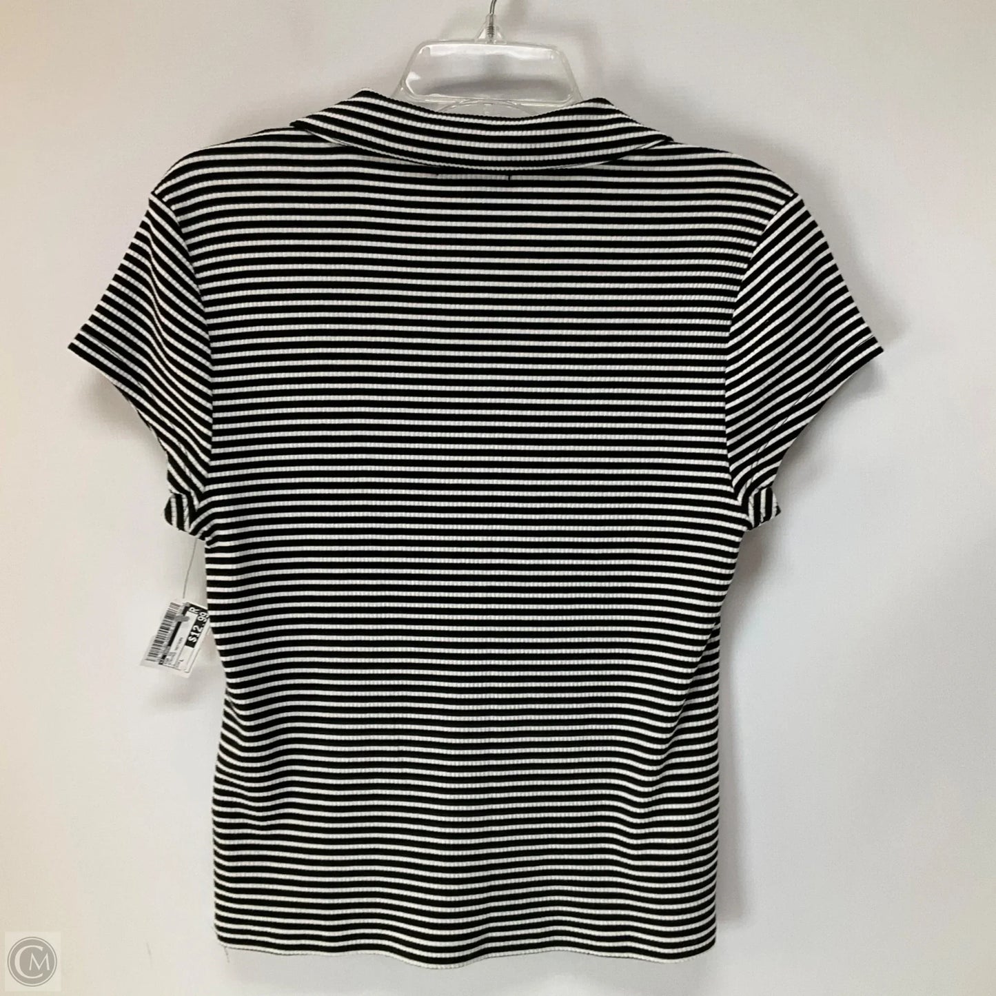 Top Short Sleeve By J. Crew In Striped Pattern, Size: L