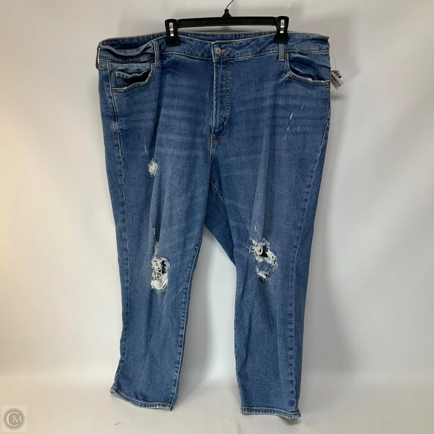 Jeans Straight By Old Navy In Blue Denim, Size: 24