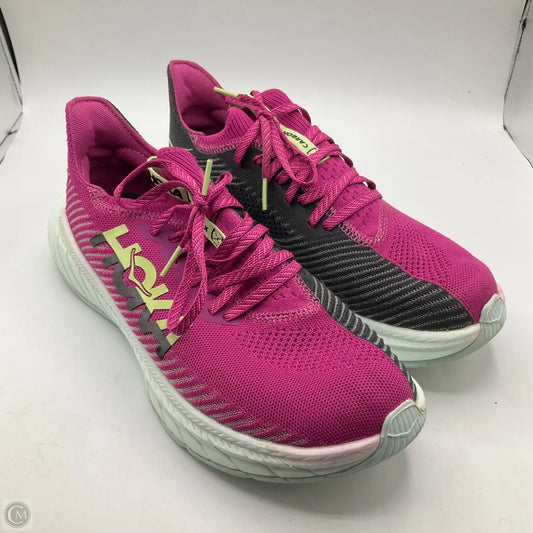 Shoes Athletic By Hoka In Black & Purple, Size: 8.5