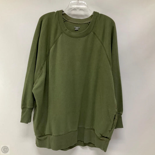 Sweatshirt Crewneck By Aerie In Green, Size: Xl