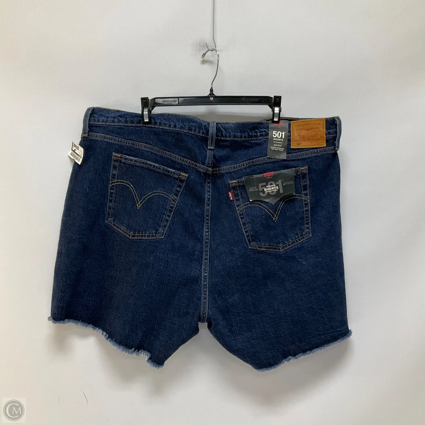 Shorts By Levis In Blue Denim, Size: 20