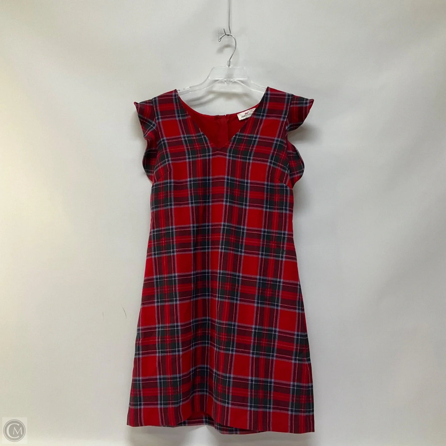 Dress Casual Short By Vineyard Vines In Plaid Pattern, Size: 4