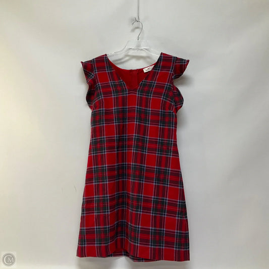 Dress Casual Short By Vineyard Vines In Plaid Pattern, Size: 4