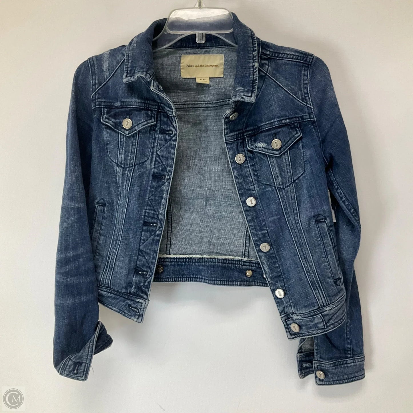 Jacket Denim By Pilcro In Blue Denim, Size: Xs