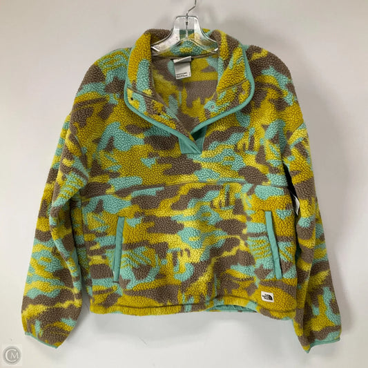 Athletic Fleece By The North Face In Brown & Yellow, Size: S