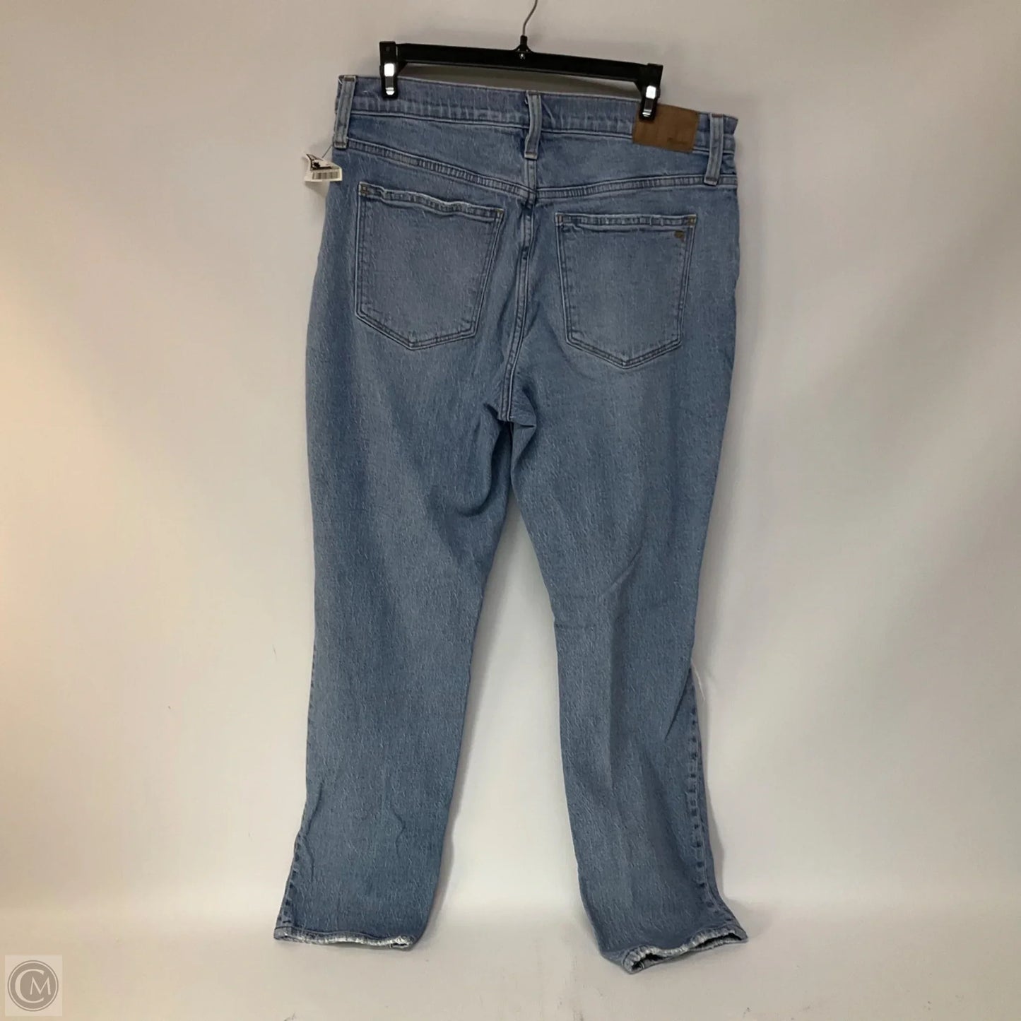 Jeans Straight By Madewell In Blue Denim, Size: 8