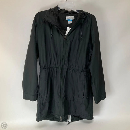 Jacket Windbreaker By Columbia In Black, Size: L