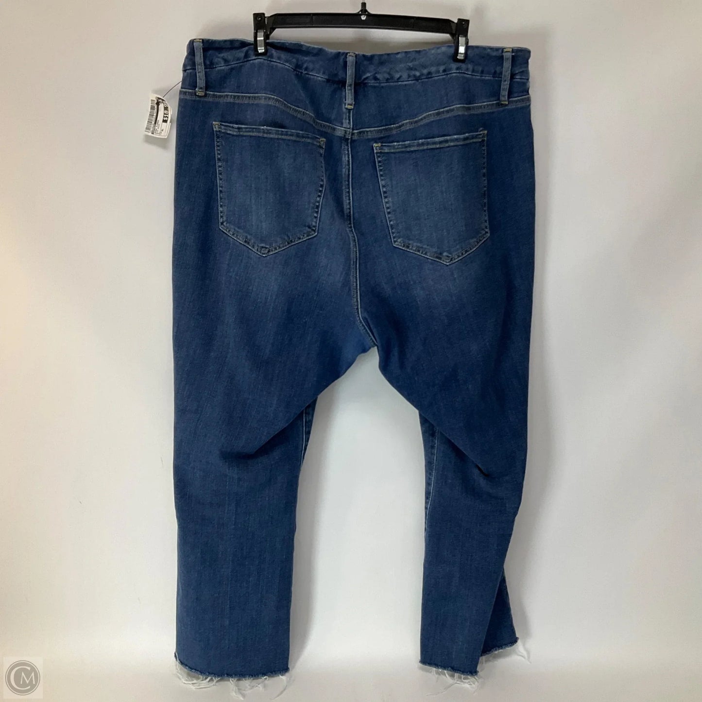 Jeans Flared By Express In Blue Denim, Size: Xl