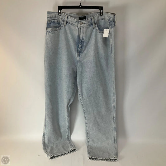 Jeans Straight By Banana Republic In Blue Denim, Size: 18
