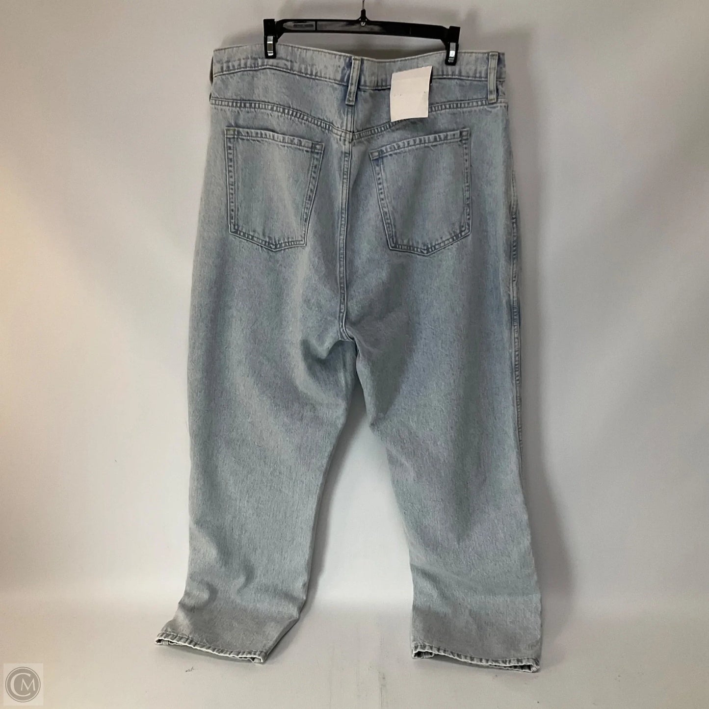 Jeans Straight By Banana Republic In Blue Denim, Size: 18