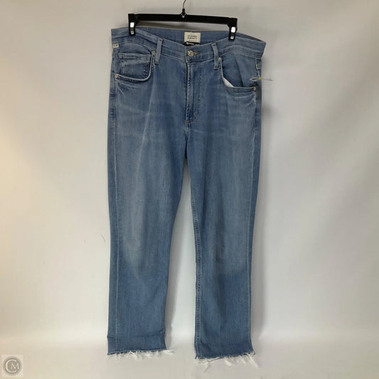 Jeans Straight By Citizens Of Humanity In Blue Denim, Size: 10