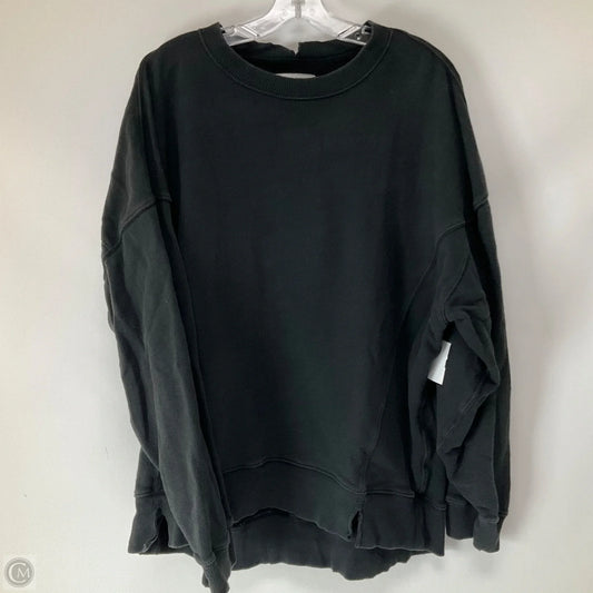 Sweatshirt Crewneck By Aerie In Black, Size: M