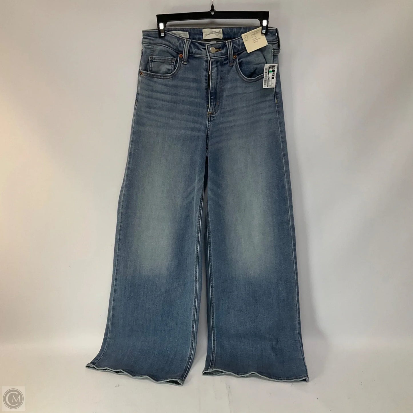 Jeans Wide Leg By Universal Thread In Blue Denim, Size: 8p
