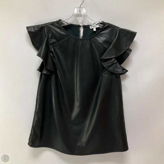 Top Sleeveless By Tcec In Black, Size: S