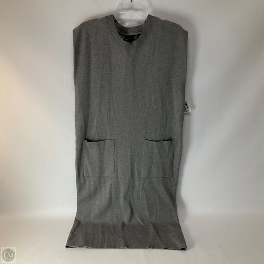 Dress Sweater By Maeve In Grey, Size: M