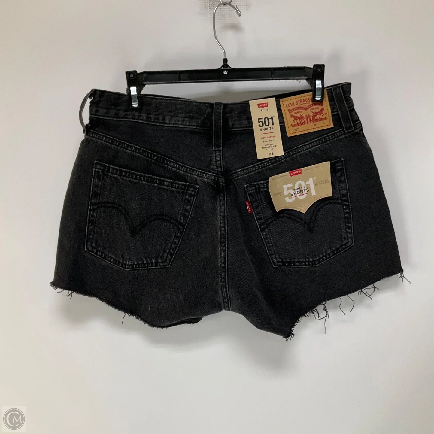 Shorts By Levis In Black Denim, Size: 6