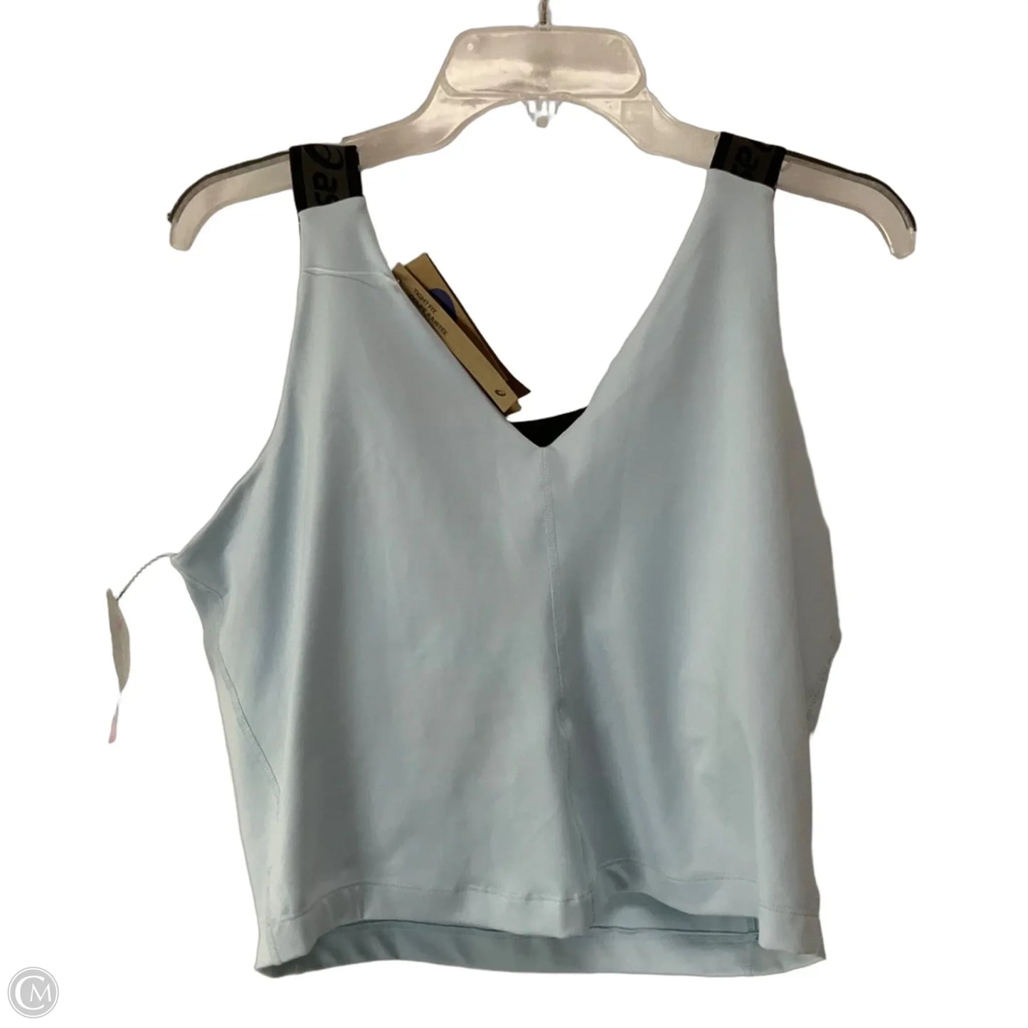 Athletic Tank Top By Asics In Blue, Size: L