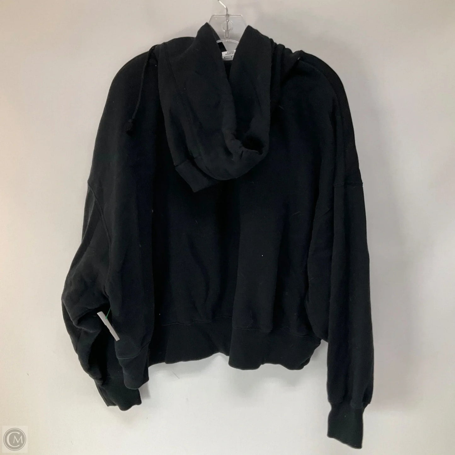Athletic Sweatshirt Hoodie By Nike Apparel In Black, Size: M