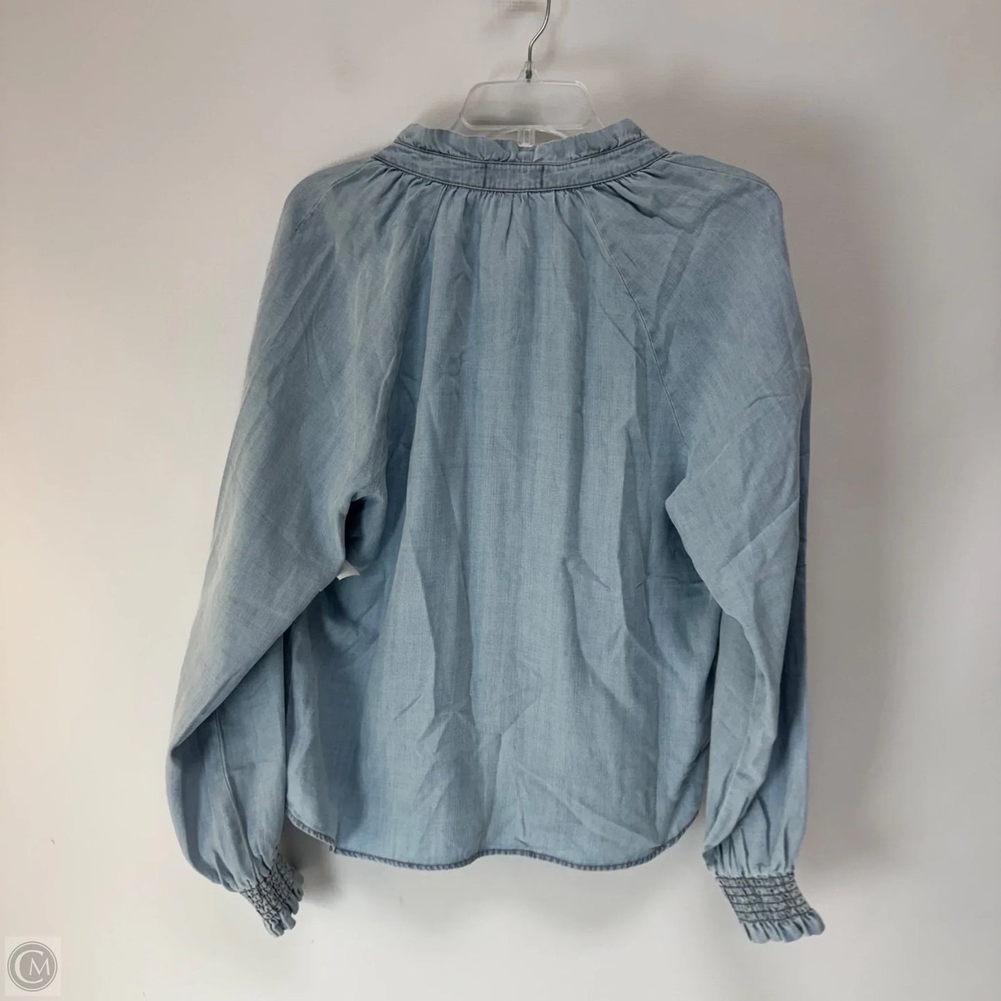 Top Long Sleeve By Kut In Blue, Size: M