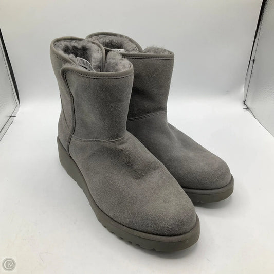 Boots Designer By Ugg In Grey, Size: 8.5