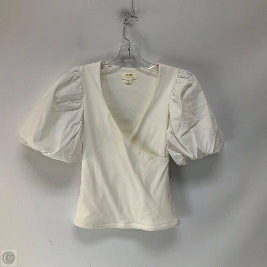 Top Short Sleeve By Maeve In Cream, Size: Xxs