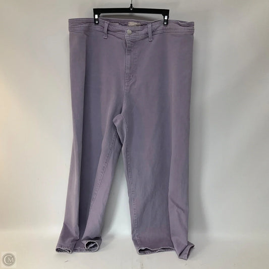 Jeans Wide Leg By Universal Thread In Purple Denim, Size: 18