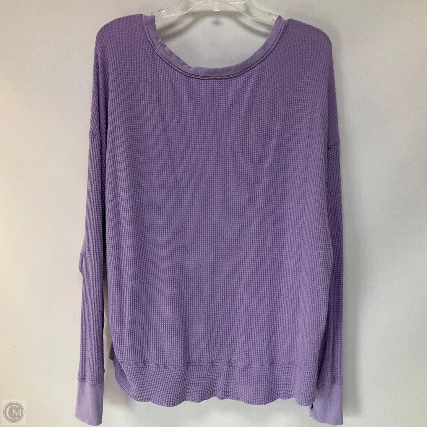 Top Long Sleeve By Aerie In Purple, Size: M