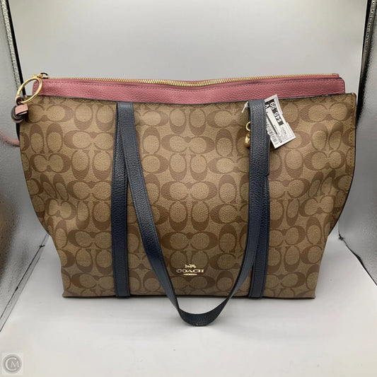 Tote Designer By Coach, Size: Medium
