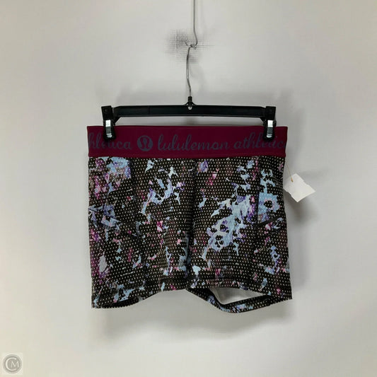 Athletic Shorts By Lululemon In Multi-colored, Size: 4