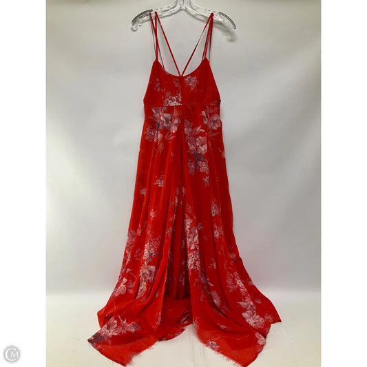 Dress Casual Maxi By Anthropologie In Floral Print, Size: Mp