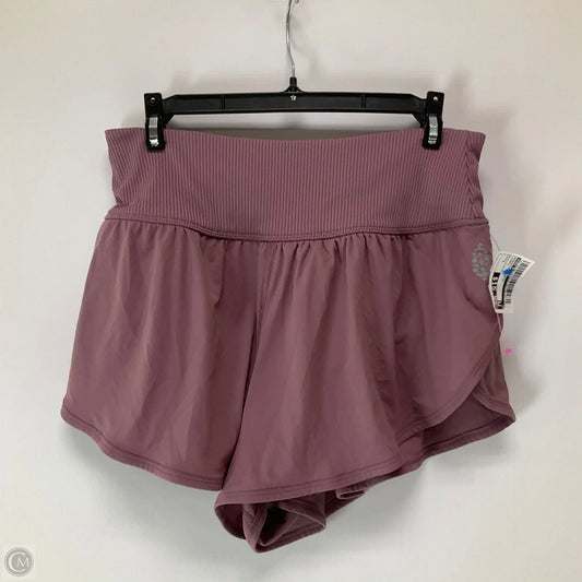 Athletic Shorts By Free People In Purple, Size: L