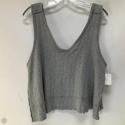 Top Sleeveless By We The Free In Grey, Size: L
