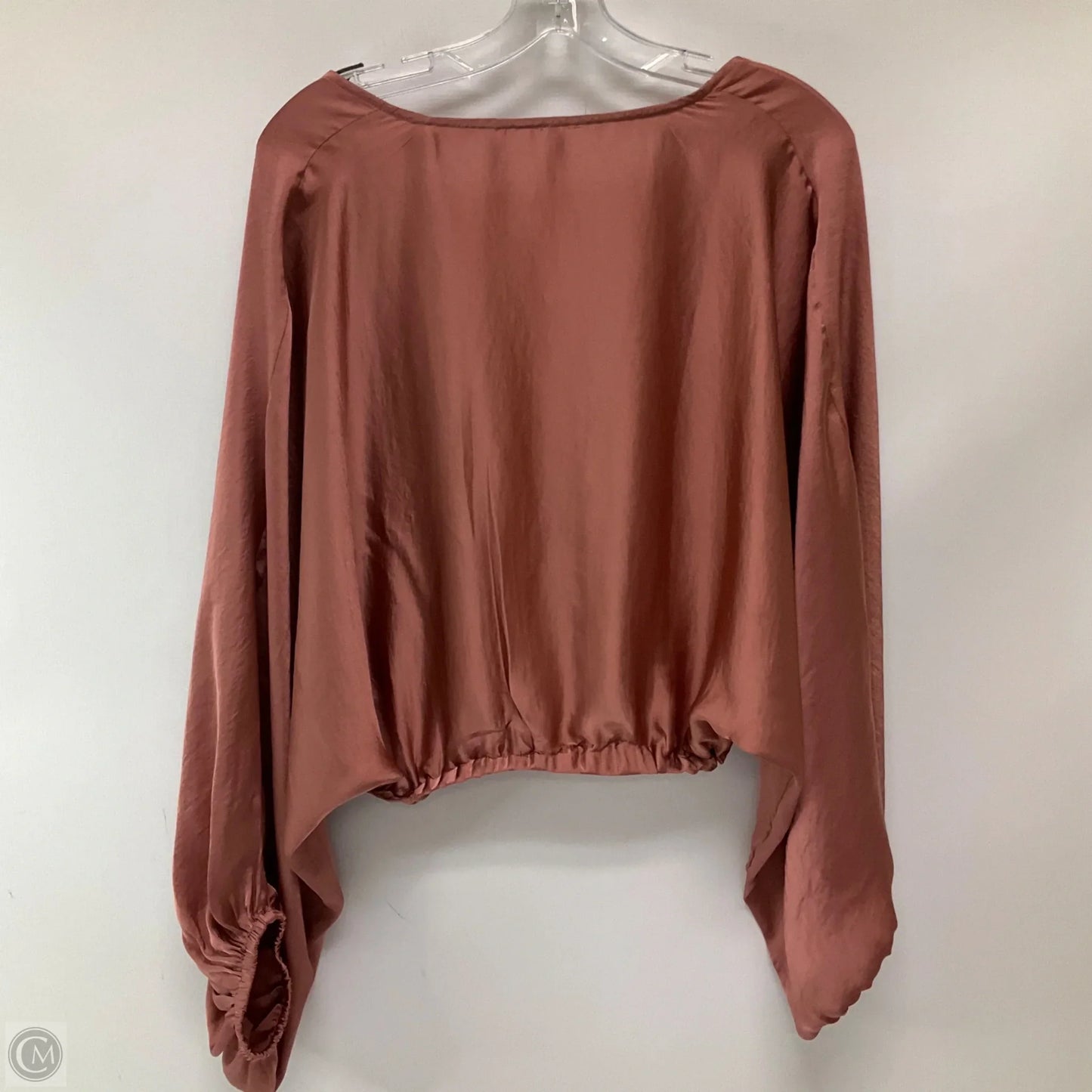 Top Long Sleeve By Free People In Pink, Size: Xs