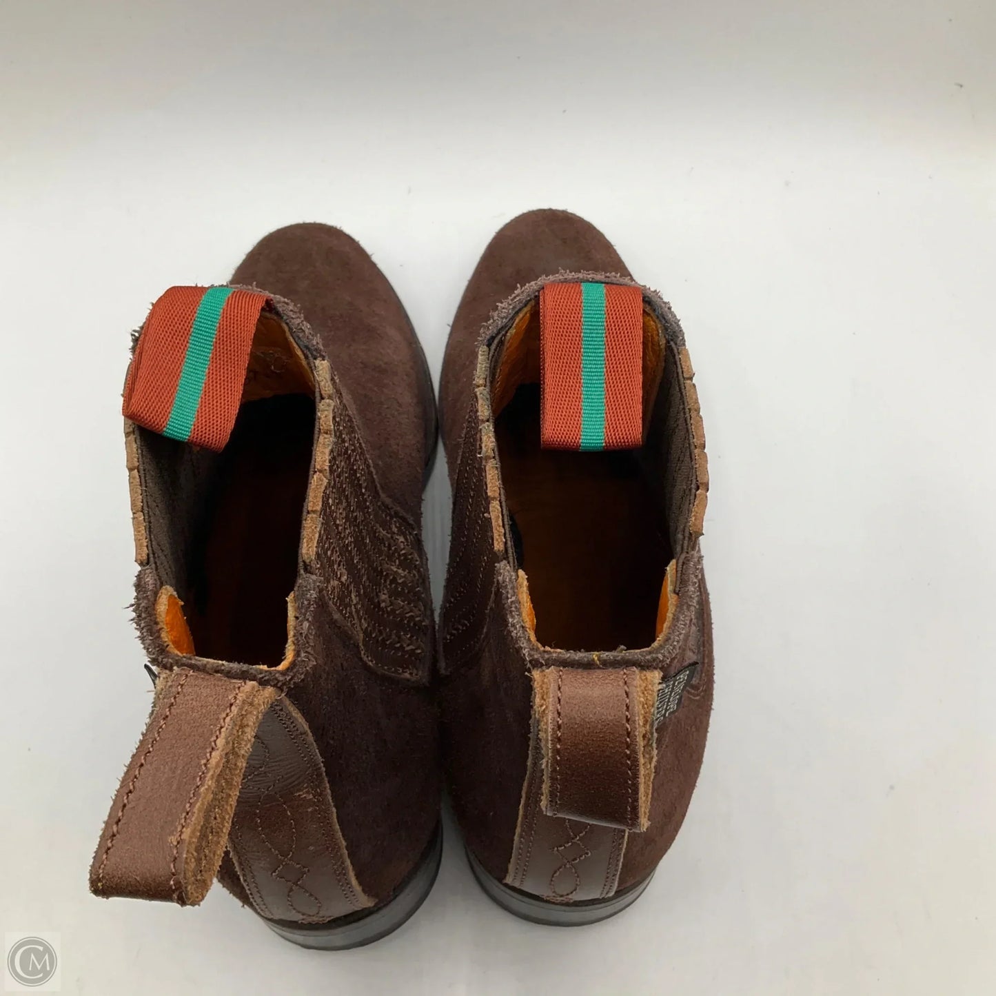Boots Ankle Flats By Cma In Brown, Size: 7