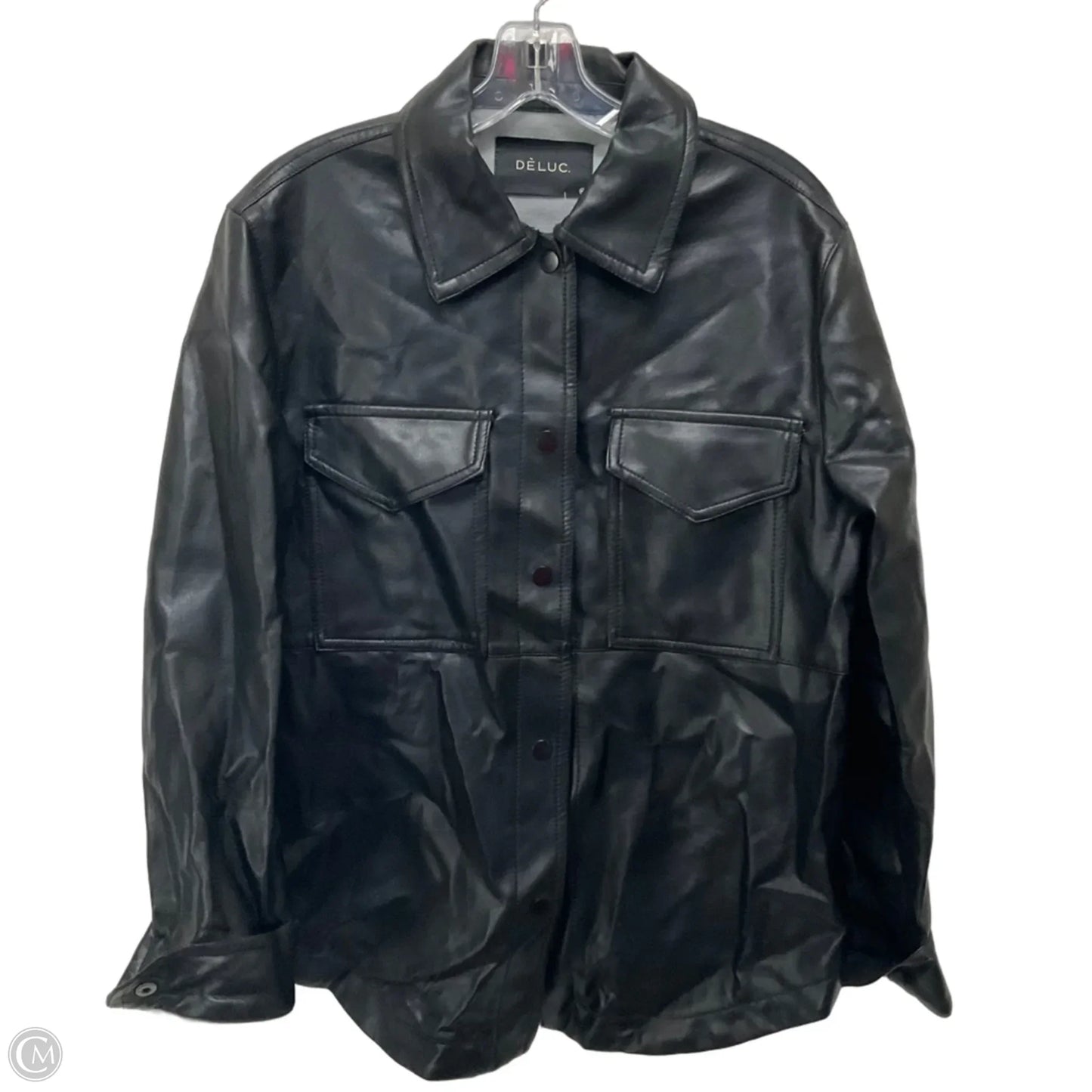 Jacket Shirt By Cmb In Black, Size: M
