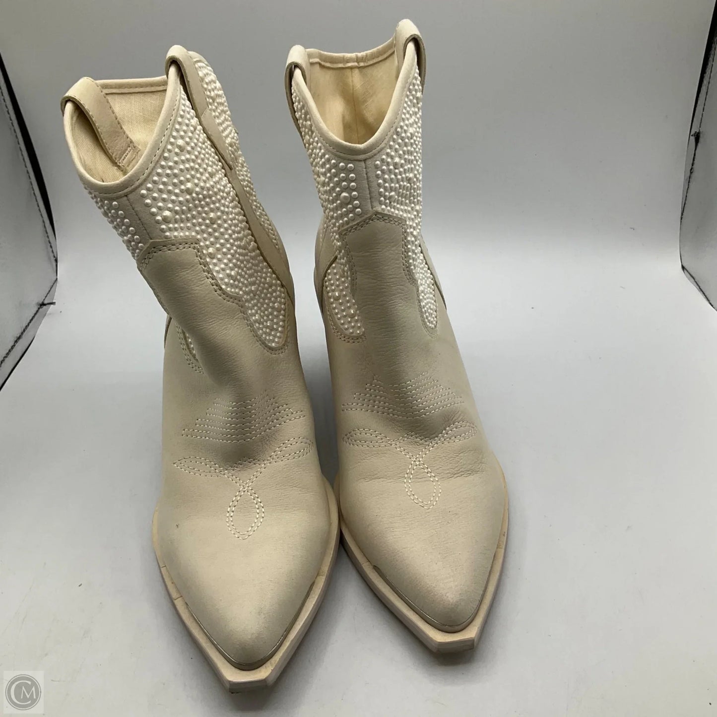 Boots Western By Dolce Vita In Cream, Size: 8