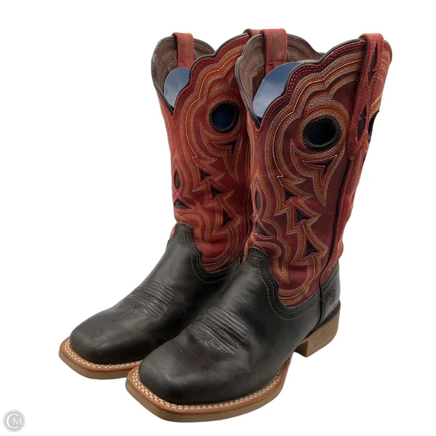 Boots Western By Durango In Black & Red, Size: 6