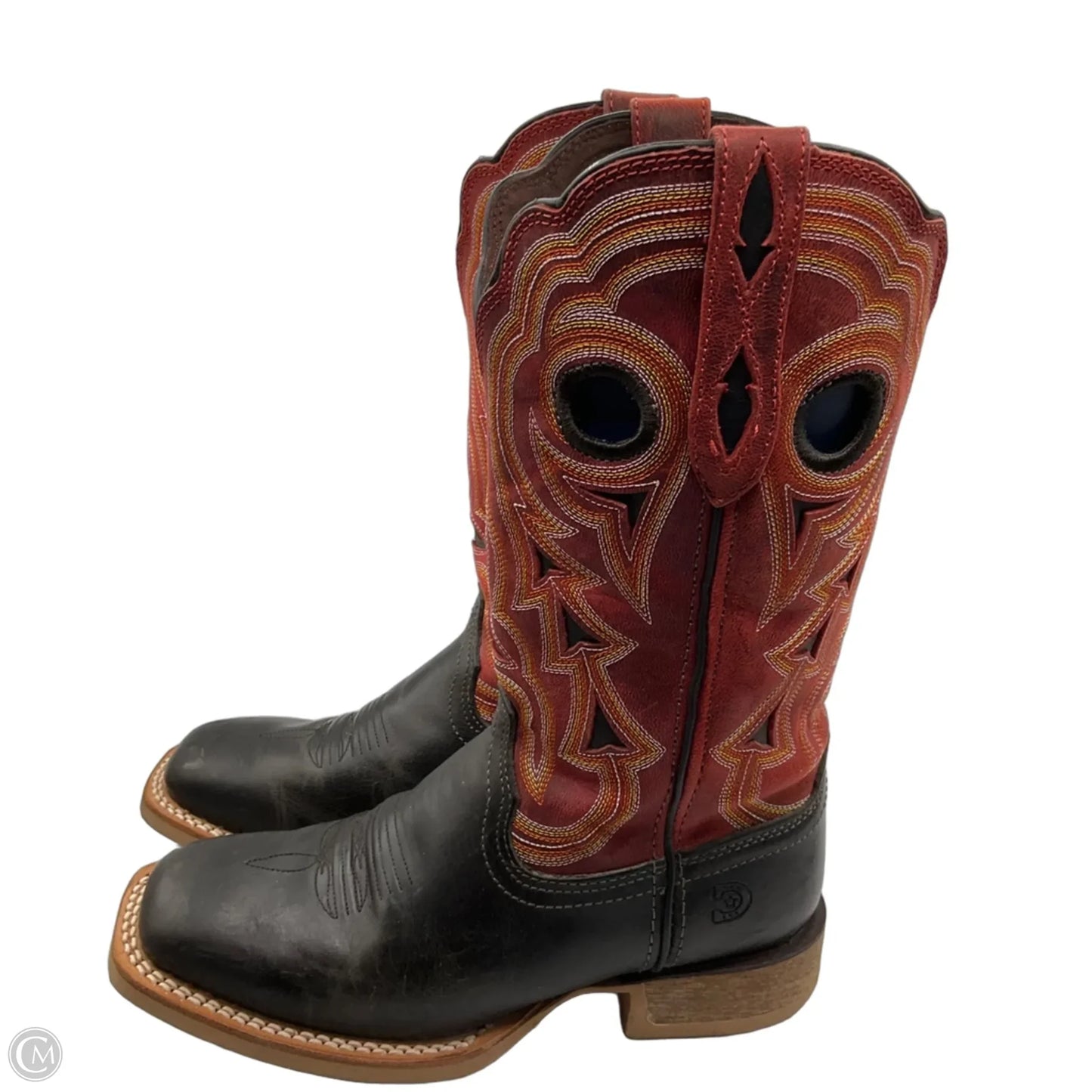 Boots Western By Durango In Black & Red, Size: 6