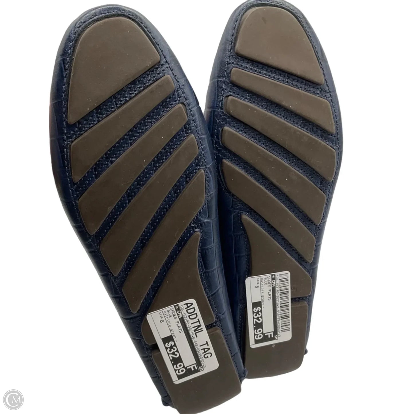 Shoes Flats By Cma In Blue, Size: 8