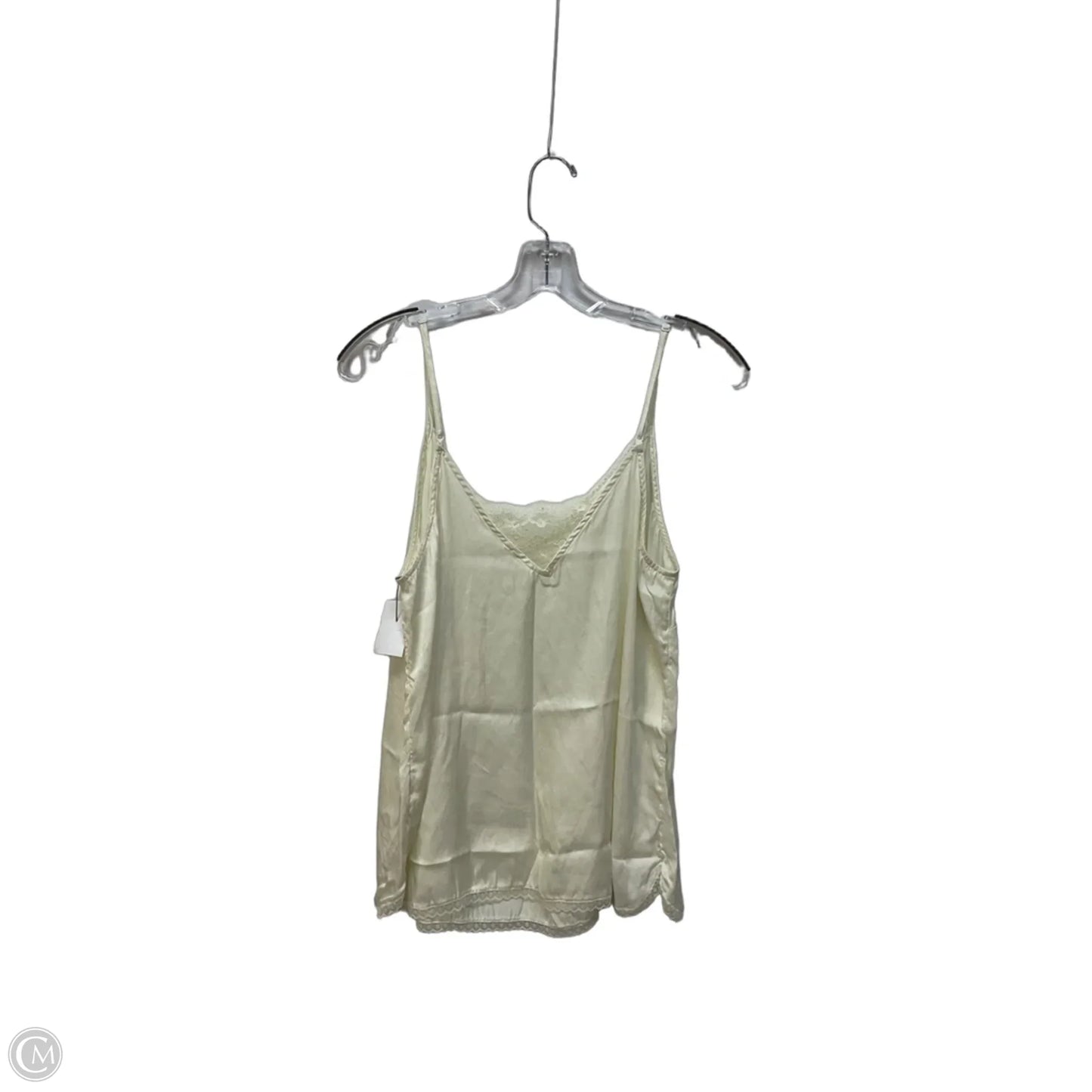 Top Sleeveless By Anthropologie In Cream, Size: L