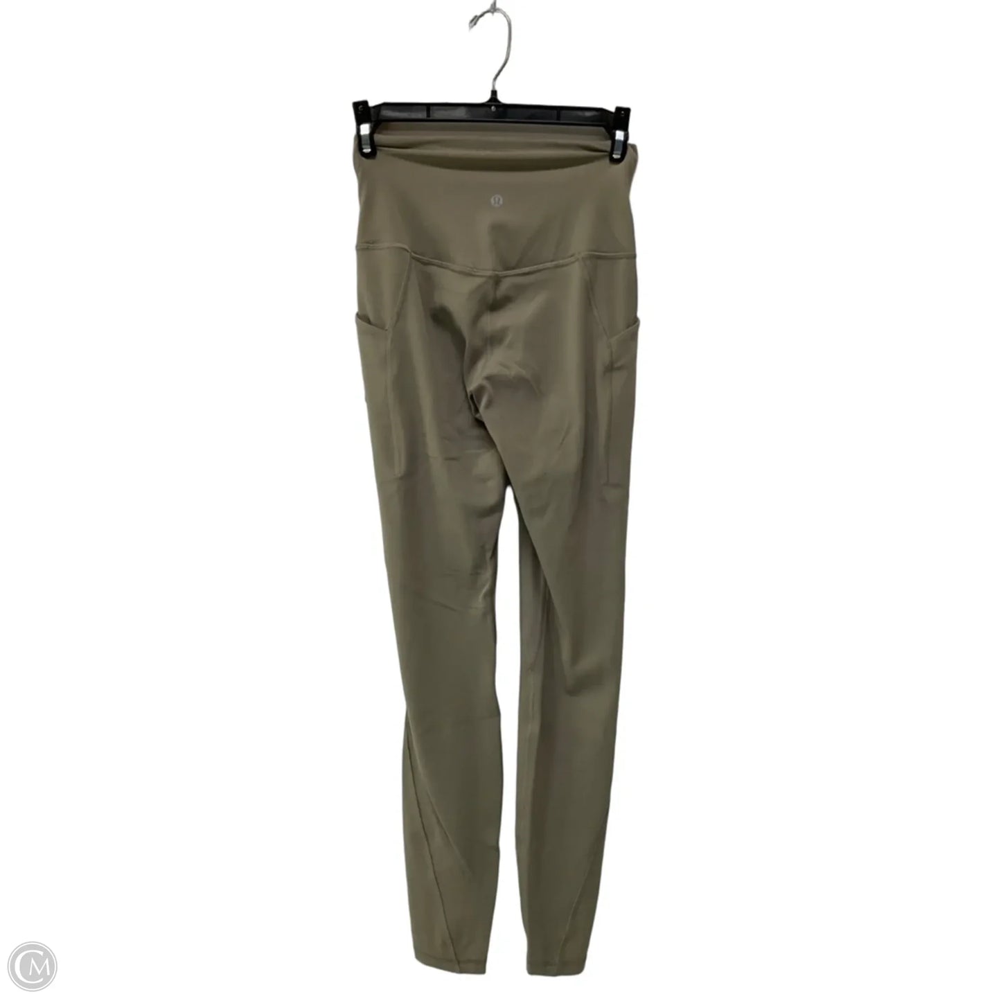 Athletic Leggings By Lululemon In Taupe, Size: 4