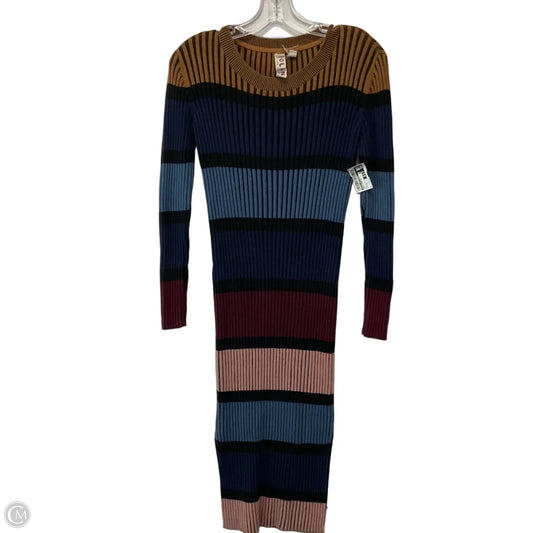 Dress Sweater By Dolan Left Coast In Multi-colored, Size: Xs