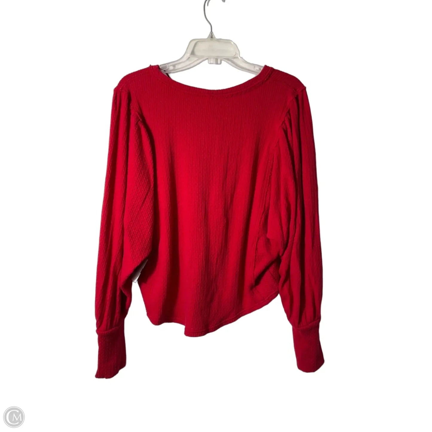 Top Long Sleeve By Free People In Red, Size: L