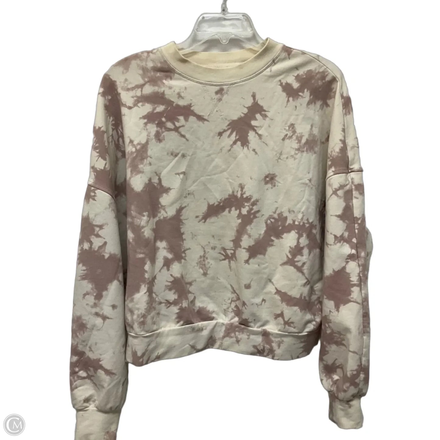 Athletic Sweatshirt Crewneck By Varley In Pink, Size: S