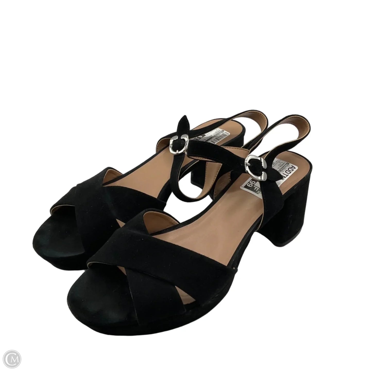 Sandals Heels Block By Aerosoles In Black, Size: 10
