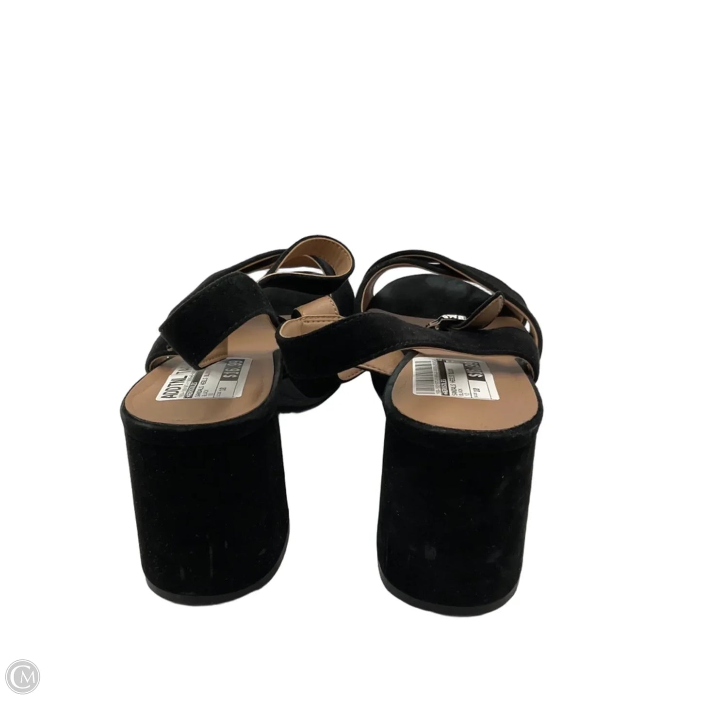 Sandals Heels Block By Aerosoles In Black, Size: 10